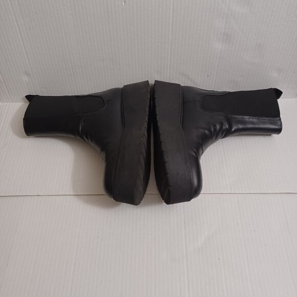 ZARA CHUNKY PLATFORM ANKLE BOOTS - GOTH GRUNGE STYLE - Picture 6 of 13